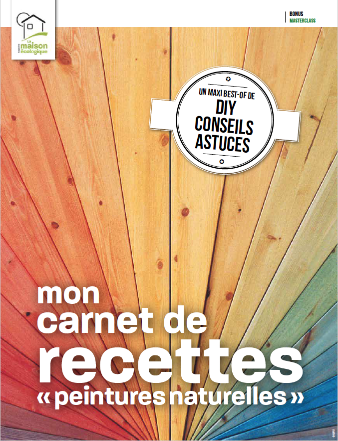Carnet de recettes peintures naturelles