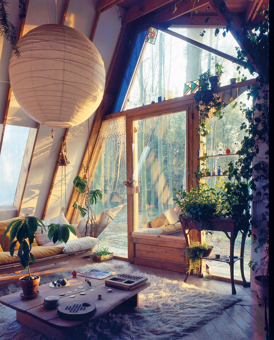 © Luc Schuiten - Le salon de la maison Orejona © Luc Schuiten - Le salon de la maison Orejona