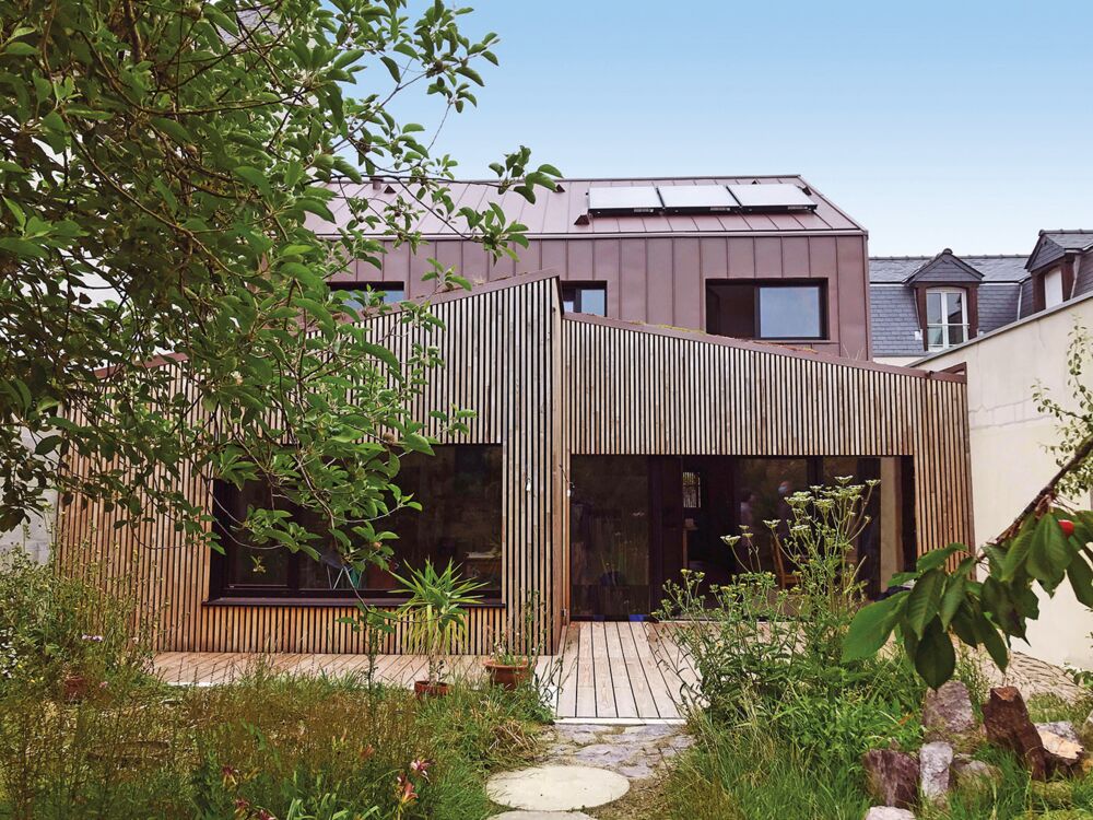 CRV -  maison écologique labellisée passif passivhaus- rennes bretagne- atelier quinze architecture-Crédit Joan Casanelles