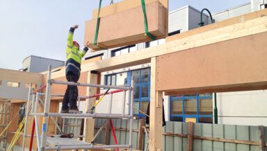 Ecole Victor Schoelcher-Passivhaus certifié, boispaille-Crédit atelier Corentin Desmichelle architecture et territoire 