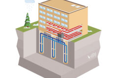 GEOTHERMIE_HSchauffage-schémasondesverticales-Crédit AFPG GEOTHERMIE_HSchauffage-schémasondesverticales-Crédit AFPG