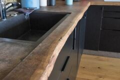 plan de travail cuisine évier 2 - Paille-house © Christophe Trehet plan de travail cuisine évier 2 - Paille-house © Christophe Trehet