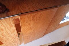 maison Ionna Vautrin - porte coulissante WC © Christophe Trehet maison Ionna Vautrin - porte coulissante WC © Christophe Trehet